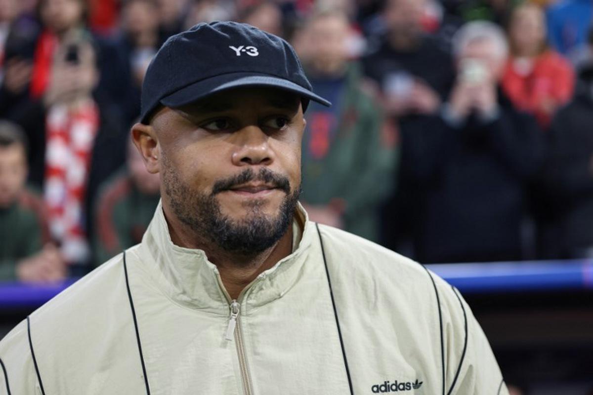 Bayern Munich's Belgian head coach Vincent Kompany is pictured prior to the UEFA Champions League quarter-final second leg football match between FC Bayern Munich and Real Madrid in Munich, southern Germany, on April 15, 2026.  Alexandra BEIER / AFP
