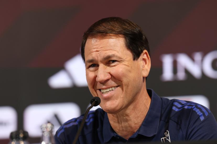 Belgium's head coach Rudi Garcia pictured during a press conference to announce the selection of the Red Devils, the Belgian national soccer team, at the Proximus Basecamp in Tubize, Friday 07 November 2025. The team is preparing for the matches against Kazachtstan (15/11) and Liechtenstein (18/11). BELGA PHOTO VIRGINIE LEFOUR