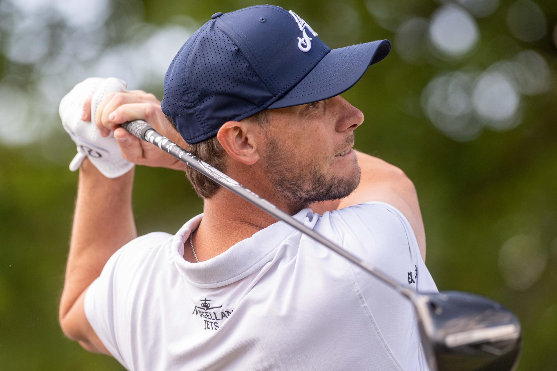 Belgian Thomas Pieters is pictured during the 2025 Soudal Open DP World Tour golf tournament, in Schilde, Wednesday 21 May 2025. From May 22 to 25, Rinkven Golf Club in Schilde will host the fourth edition of the Soudal Open, the Belgian leg of the DP World Tour. BELGA PHOTO JONAS ROOSENS