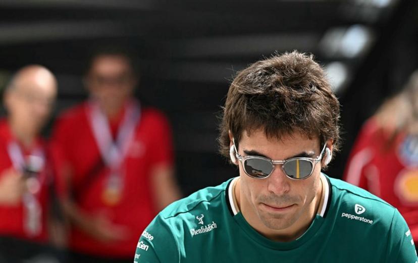Aston Martin's Canadian driver Lance Stroll arrives ahead of a practice session for the Formula One Grand Prix at the Circuit de Monaco on May 24, 2025.  Gabriel BOUYS / AFP