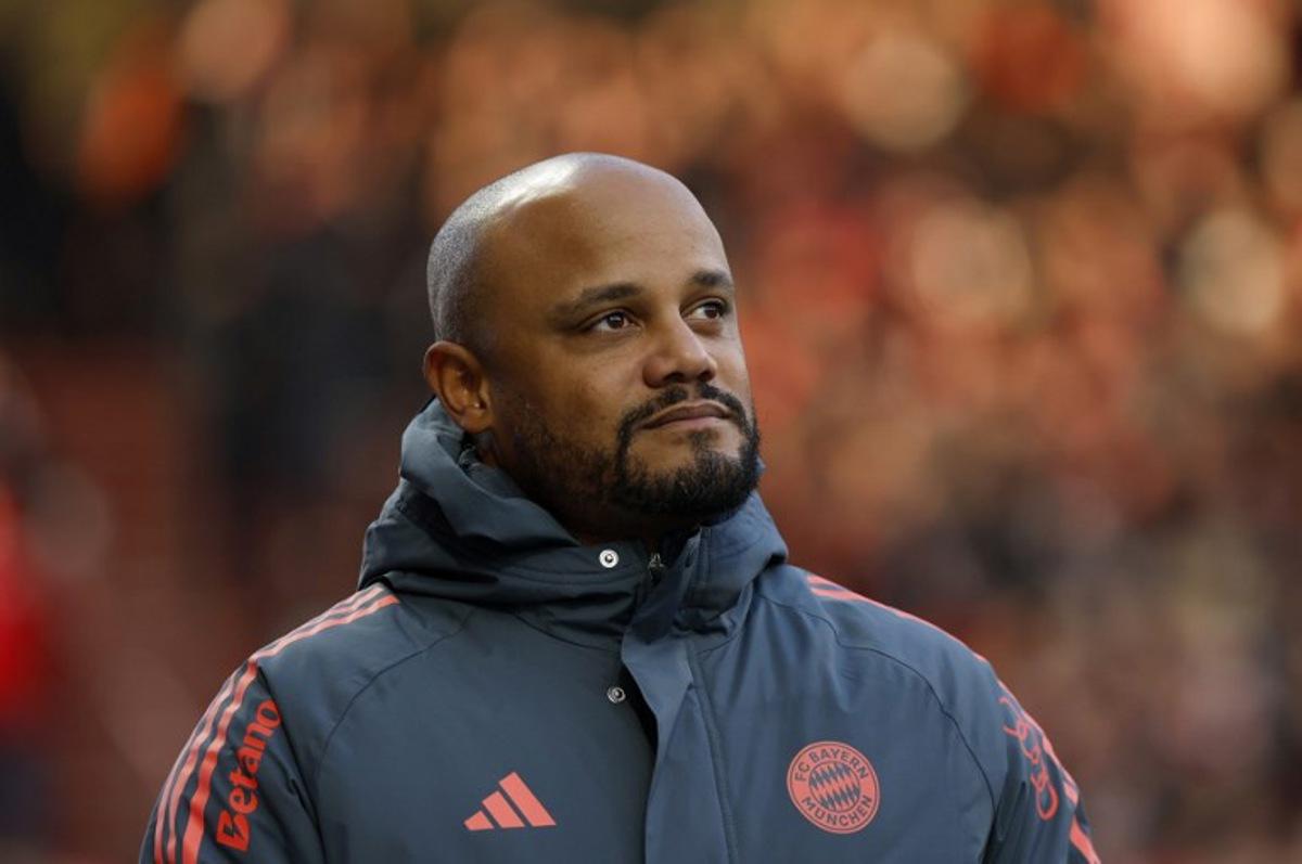 Bayern Munich's Belgian head coach Vincent Kompany is pictured prior to the German first division Bundesliga football match between 1 FC Union Berlin and FC Bayern Munich in Berlin on November 8, 2025.  Odd ANDERSEN / AFP