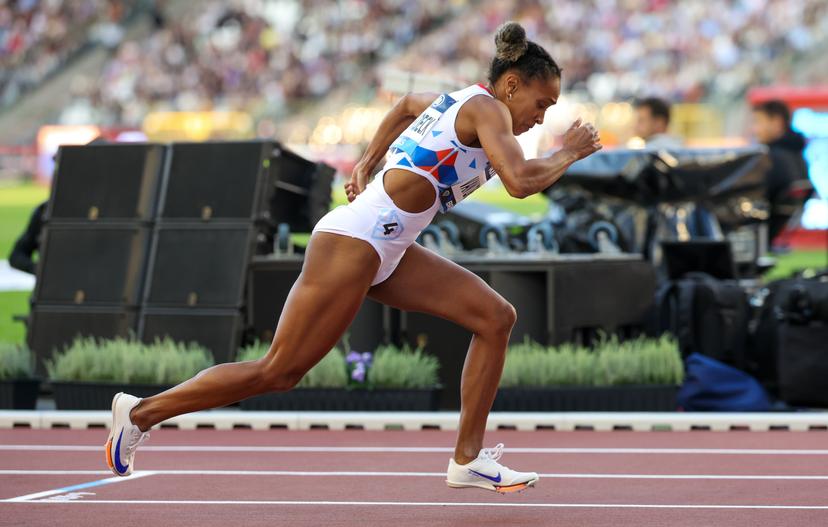 Belgian Naomi Van den Broeck pictured during the 49th edition of the Memorial Van Damme Diamond League athletics event in Brussels, Friday 22 August 2025. BELGA PHOTO VIRGINIE LEFOUR