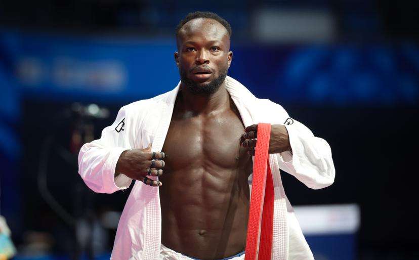 Belgian  United Arab Emirates' Alsuwaidi, the final game in the Ju-Jitsu Men's -69kg Ne-Waza competition during the World Games 2025, in Chenghdu, China, on Monday 11 August 2025. This year, the World Games take place from 07 to 17 augustus. BELGA PHOTO VIRGINIE LEFOUR