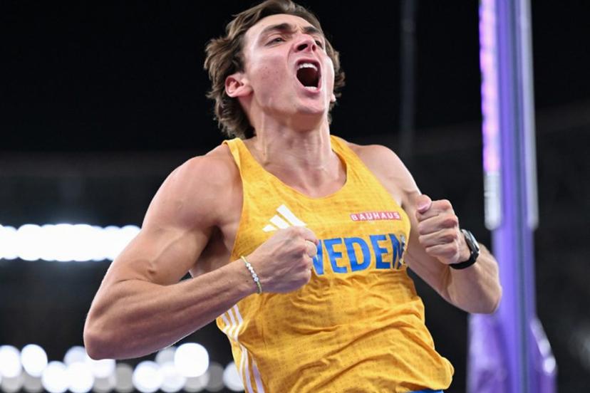 Sweden's athlete Armand Duplantis reacts during the men's pole vault final during the World Athletics Championships in Tokyo on September 15, 2025.  Kirill KUDRYAVTSEV / AFP