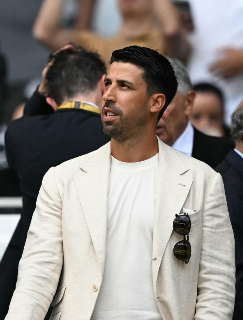 Former German football player Sami Khedira attends during the FIFA Club World Cup 2025 Group H football match between Spain's Real Madrid and Saudi's Al-Hilal at the Hard Rock stadium in Miami on June 18, 2025.  PATRICIA DE MELO MOREIRA / AFP