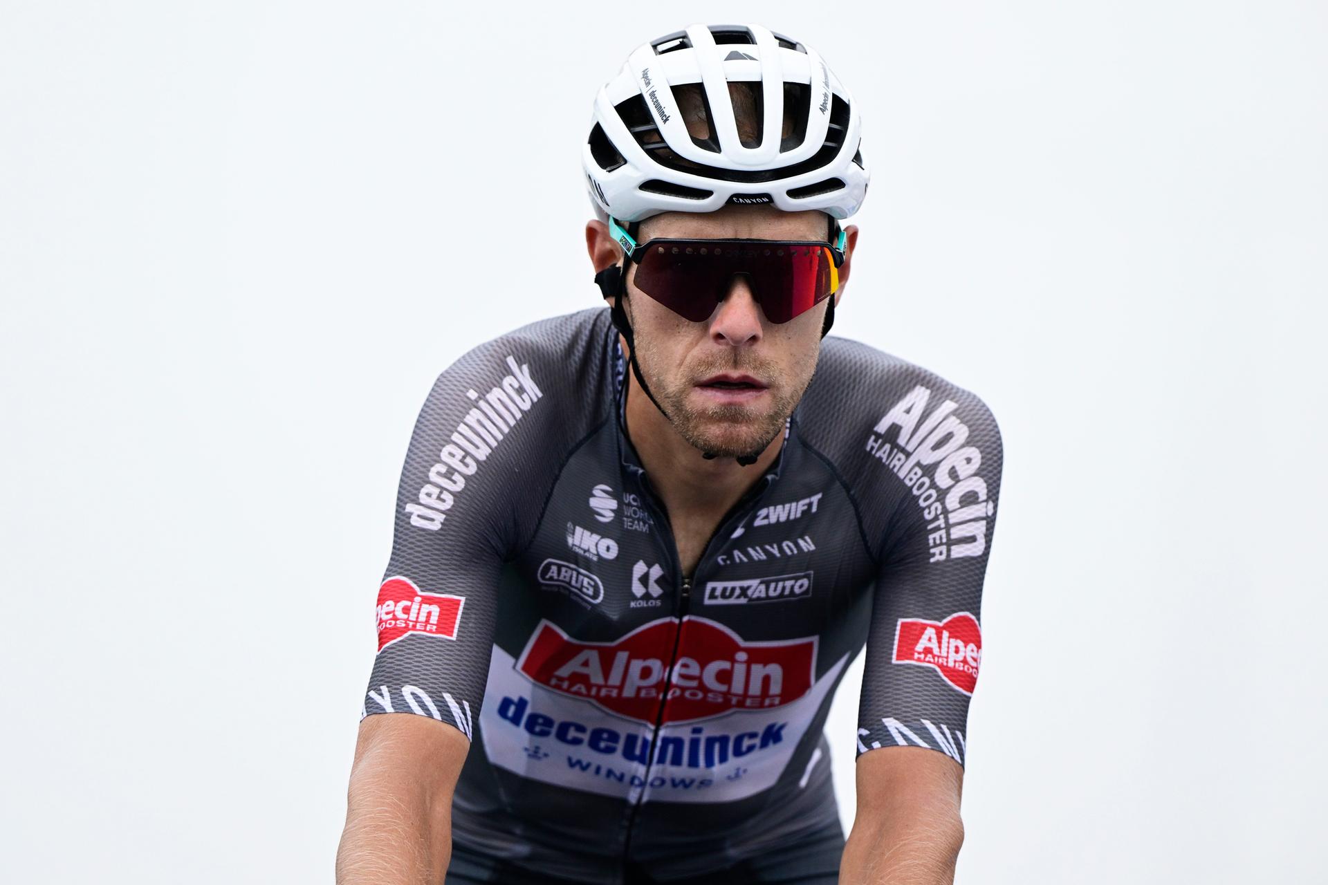 Belgian Xandro Meurisse of Alpecin-Deceuninck crosses the finish line of stage 14 of the 2025 Tour de France cycling race, from Pau to Luchon-Superbagneres (183 km), on Saturday 19 July 2025 in France. The 112th edition of the Tour de France starts on Saturday 5 July in Lille, France, and will finish in Paris, France on the 27th of July. BELGA PHOTO DIRK WAEM