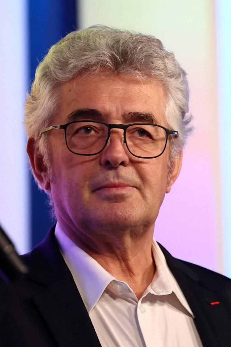 Groupama FDJ team's French manager Marc Madiot attends his team's 2025 presentation in Boulogne-Billancourt, on January 8, 2025.  Anne-Christine POUJOULAT / AFP