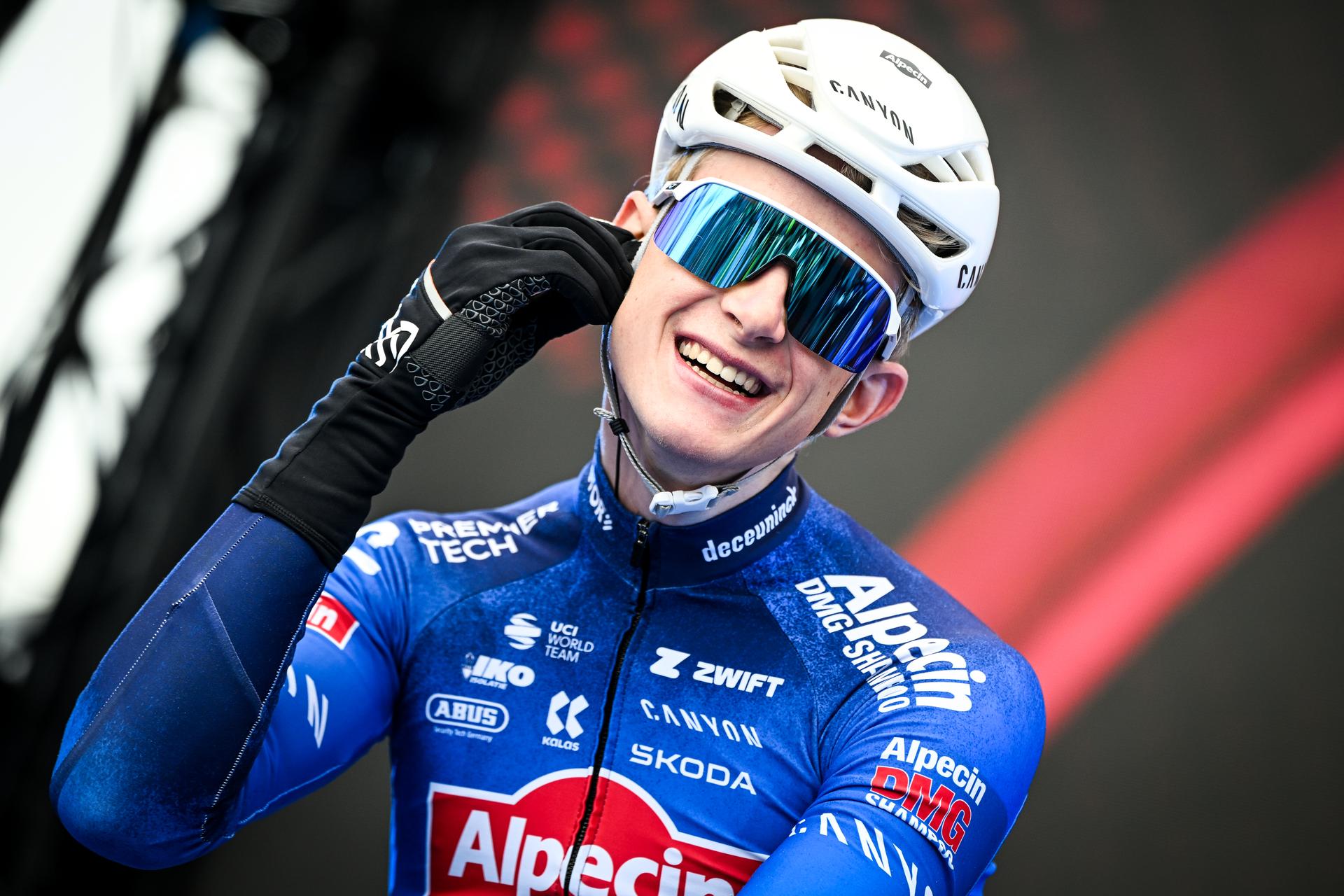 Dutch Tibor Del Grosso of Alpecin-Premier Tech pictured at the start of the 'E3 Saxo Bank Classic' one day cycling race, 208,8km from and to Harelbeke, on Friday 27 March 2026. BELGA PHOTO ELIAS ROM