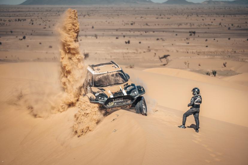 ATTENTION EDITORS - HAND OUT PICTURES - EDITORIAL USE ONLY - MANDATORY CREDIT: 'ALESSIO CORRADINI'  Hand out pictures released by Eric Dupain shows  Chris Femont en Greg Dockx during stage 8 of the 2026 Africa Eco Race rally race in Ouad Naga, Mauritania, on Wednesday 04 February 2026.  *** Belga and Belga Editorial Board decline all responsibility regarding the content of this picture. *** PHOTO HAND OUT - ALESSIO CORRADINI