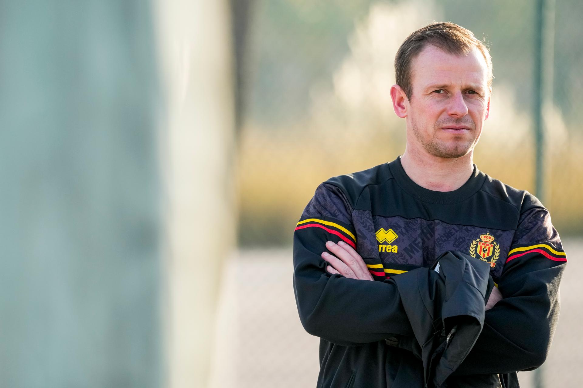 KV Mechelen's sports director Tom Caluwe pictured during the winter training camp of Belgian first division soccer team KV Mechelen, in Oliva, Spain, Sunday 02 January 2022. BELGA PHOTO JASPER JACOBS