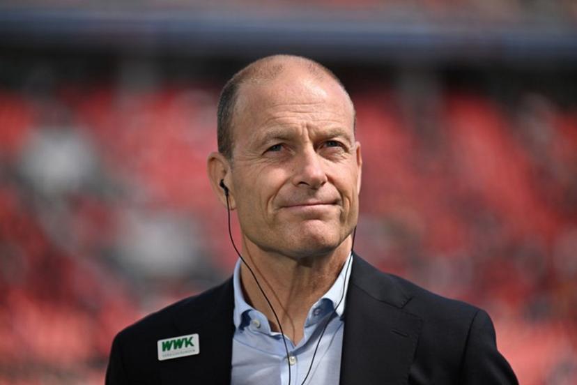 Augsburg's Danish head coach Jess Thorup is pictured prior to the German first division Bundesliga football match between Bayer 04 Leverkusen and FC Augsburg in Leverkusen, western Germany on April 26, 2025.  INA FASSBENDER / AFP