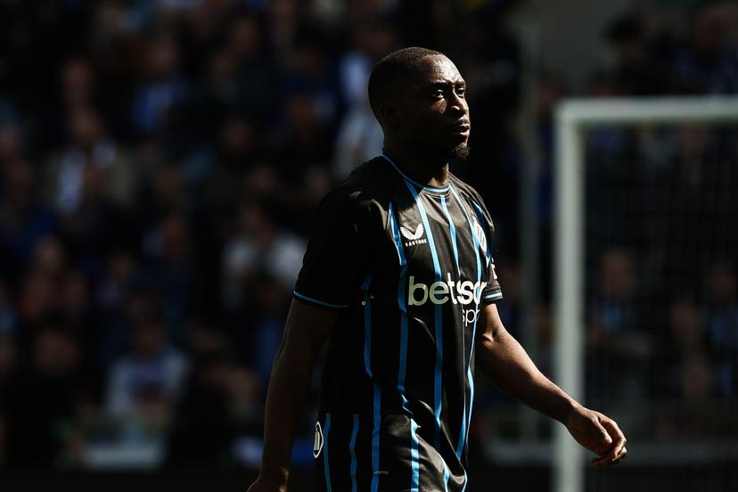 Club's Carlos Forbs pictured during a soccer match between Club Brugge and RSCA Anderlecht, Monday 06 April 2026 in Brugge, on the first day of the Champion's Play-off (PO1) of the 2025-2026 'Jupiler Pro League' first division of the Belgian championship. BELGA PHOTO BRUNO FAHY