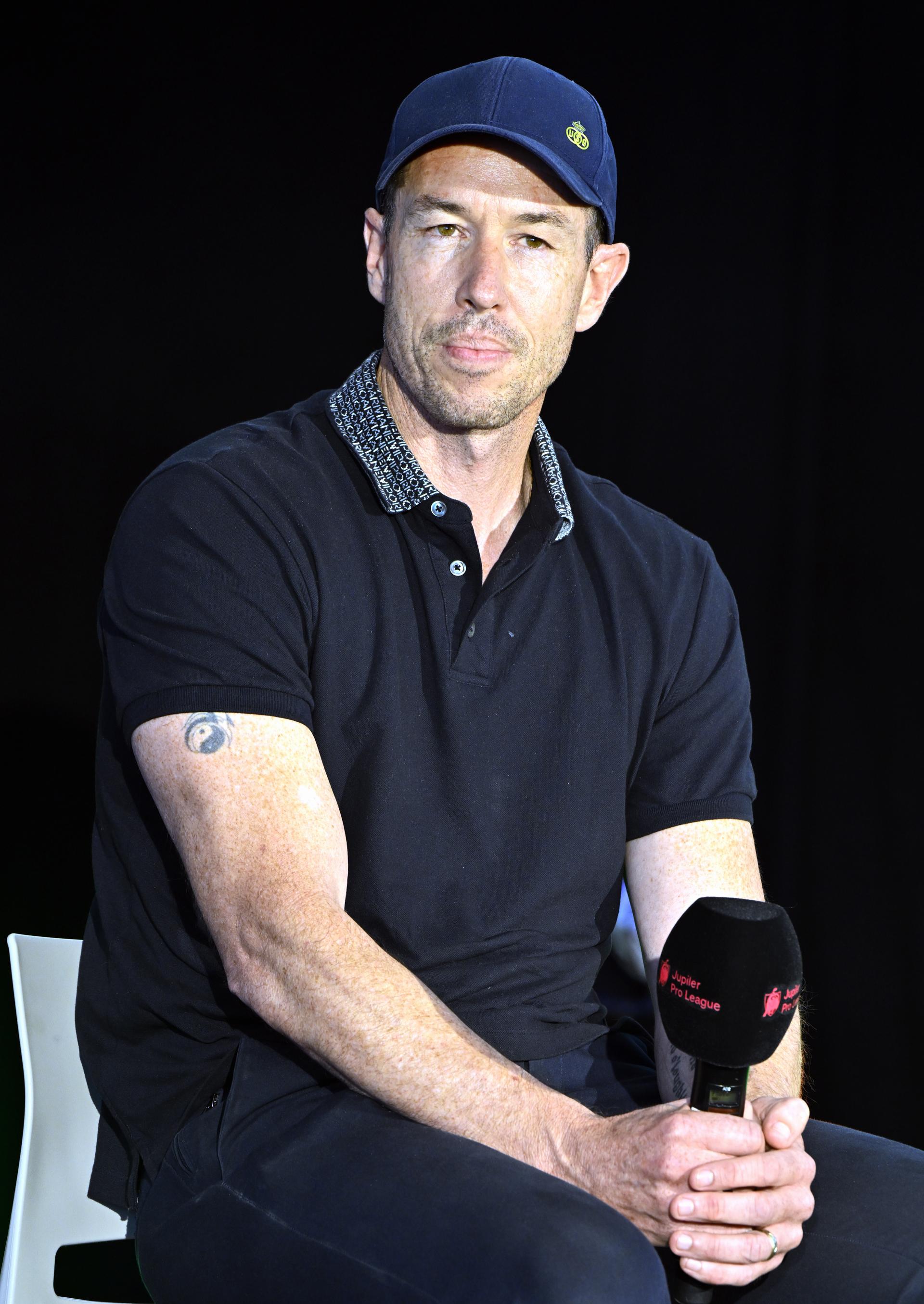 Union's sports director Chris O'Loughlin pictured during the presentation of the Pro League calendar for the 2025-2026 soccer season, Friday 20 June 2025, in Diegem. BELGA PHOTO ERIC LALMAND