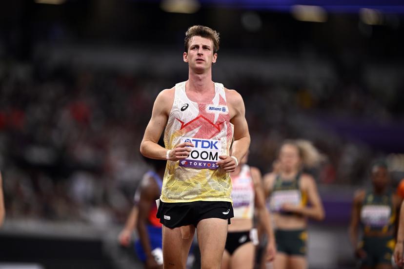 Belgian Alexander Doom pictured during during the final 4x400m Mixed Relay, in the World Athletics Championships in Tokyo, Japan, on Saturday 13 September 2025. The outdoor Worlds are taking place from 13 to 21 September. BELGA PHOTO JASPER JACOBS