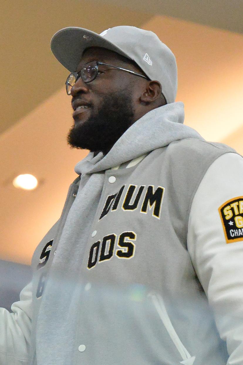 Former Anderlecht player Romelu Lukaku pictured during a soccer match between RSC Anderlecht and KRC Genk, Sunday 14 September 2025 in Anderlecht, on day 7 of the 2025-2026 'Jupiler Pro League' first division of the Belgian championship. BELGA PHOTO JILL DELSAUX