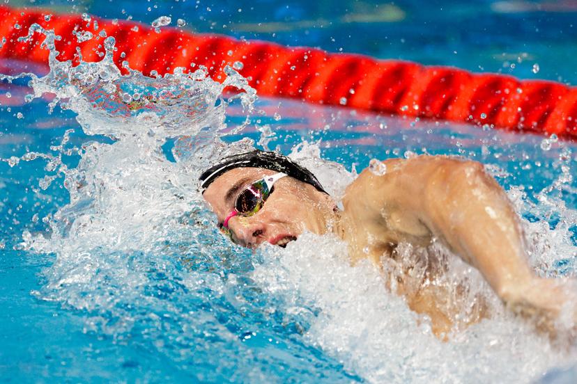 Lucas Henveaux of Belgium competes in mens 200 meter freestyle semifinal at the European Aquatics Short Course Swimming Championships in Lublin, Poland, on Wednesday 03 December 2025. BELGA PHOTO NIKOLA KRSTIC