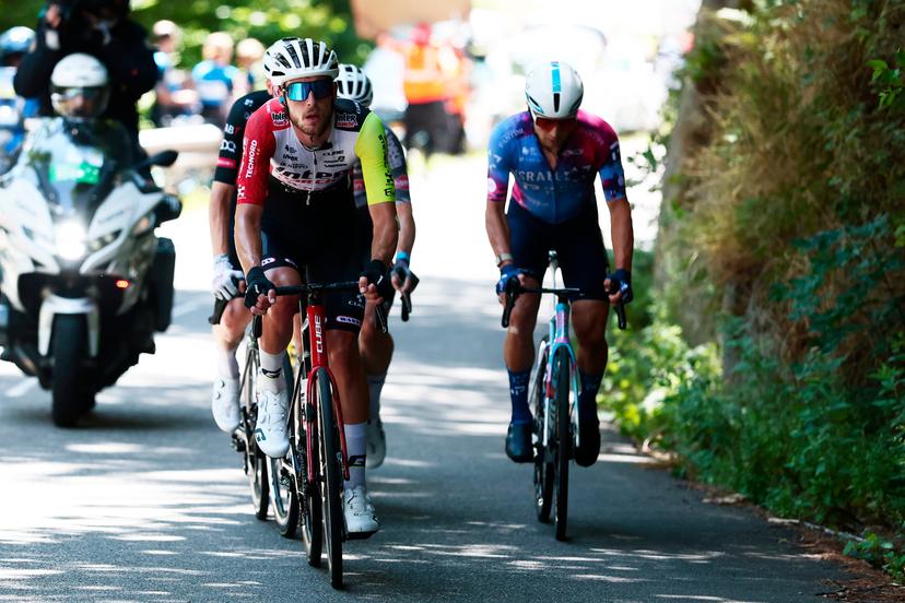 German Jonas Rutsch of Intermarche-Wanty pictured in action during stage 18 of the 2025 Tour de France cycling race, from Vif to Courchevel Col de la Loze, on Thursday 24 July 2025 in France. The 112th edition of the Tour de France starts on Saturday 5 July in Lille, France, and will finish in Paris, France on the 27th of July.   BELGA PHOTO POOL LUCA BETTINI