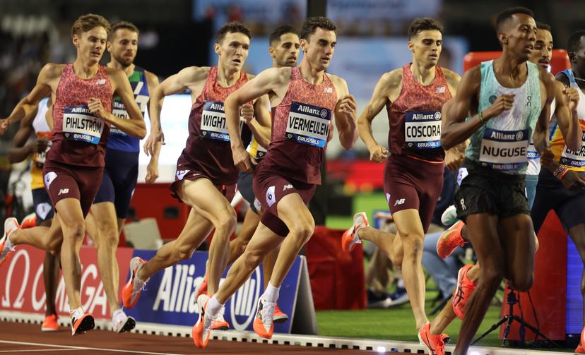 Belgian Jochem Vermeulen pictured in action during the 49th edition of the Memorial Van Damme Diamond League athletics event in Brussels, Friday 22 August 2025. BELGA PHOTO VIRGINIE LEFOUR