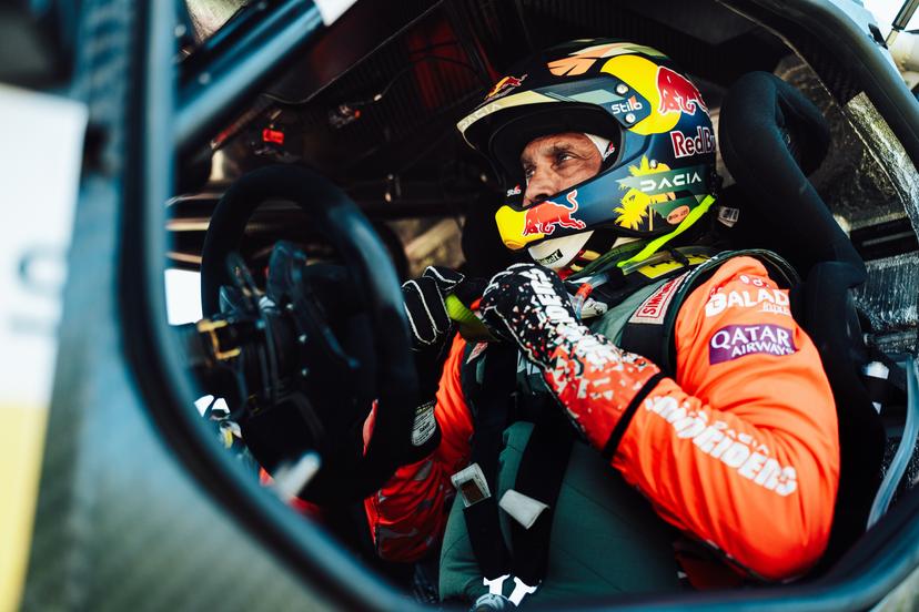 ATTENTION EDITORS - HAND OUT PICTURES - EDITORIAL USE ONLY - MANDATORY CREDIT 'THE DACIA SANDRIDERS'  This handout picture, distributed by Eric Dupain, shows Nasser Al-Attiyah during the South African Safari Rallyn in Sun City, South Africa, on Monday 19 May 2025.  BELGA PHOTO HANDOUT THE DACIA SANDRIDERS