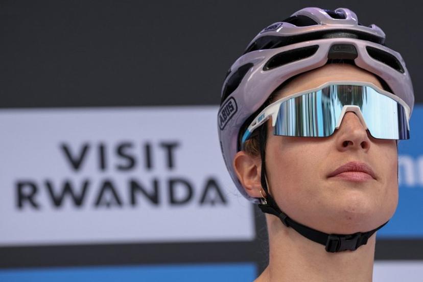 Swiss rider Marlen Reusser looks on ahead of the women's Elite road race cycling event during the UCI 2025 Road World Championships, in Kigali, on September 27, 2025. Anne-Christine POUJOULAT / AFP