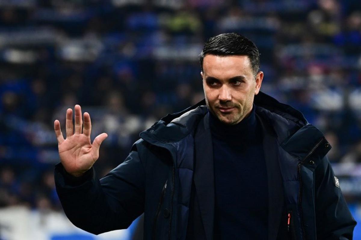 Atalanta's Italian coach Raffaele Palladino gestures ahead of the UEFA Champions League, league phase day 7, football match between Atalanta Bergame and Athletic Bilbao at the stadio Atleti Azzurri d'Italia stadium in Bergamo on January 21, 2026. PIERO CRUCIATTI / AFP