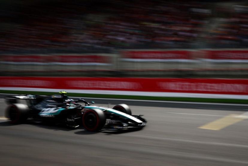 Mercedes' Italian driver Kimi Antonelli competes during the qualifying session at the Spa-Francorchamps circuit, in Spa, ahead of the Formula One Belgian Grand Prix, on July 18, 2026. Sarah Meyssonnier / POOL / AFP
