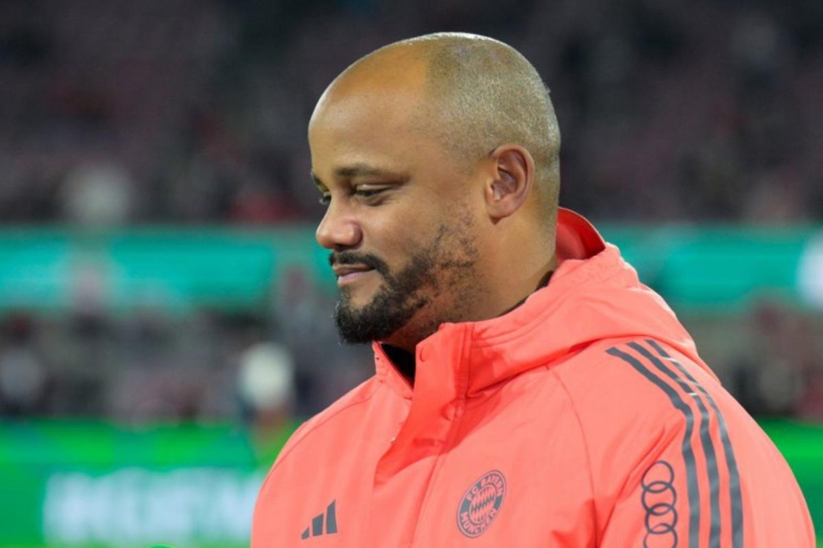 Bayern Munich's Belgian head coach Vincent Kompany arrives for the German Cup (DFB Pokal) second round football match between 1 FC Cologne and FC Bayern Munich in Cologne, western Germany on October 29, 2025. Sascha Schuermann / AFP
