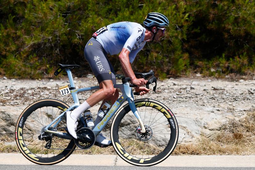 Australian Chris Harper of Pinarello-Q36.5 Pro Cycling Team pictured in action during stage 3 of the 2026 Tour de France cycling race, a stage of 195,9km from Granollers, Spain, to Les Angles, France, Monday 06 July 2026. The 113th edition of the Tour de France starts on Saturday 4 July in Barcelona, Spain, and will finish in Paris, France on the 26th of July. BELGA PHOTO POOL LUCA BETTINI