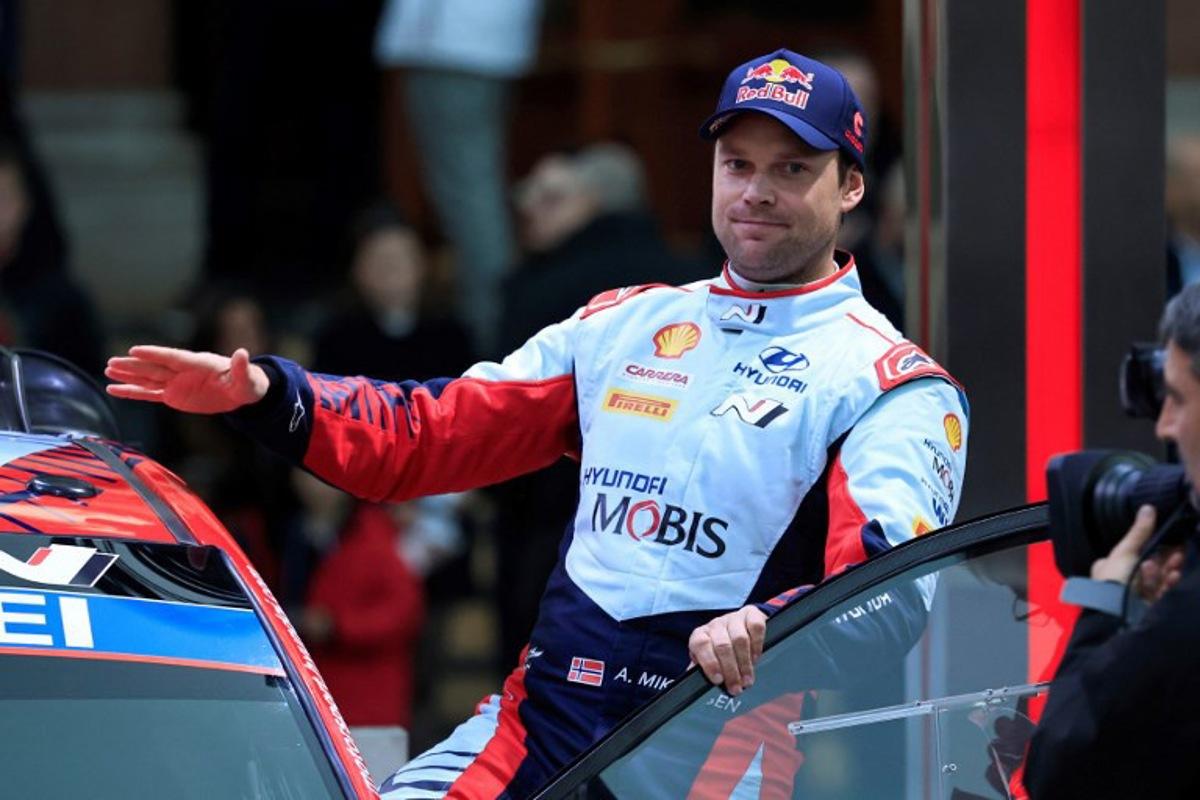 Norwegian driver Andreas Mikkelsen looks on prior to the start of the 92nd WRC Monte Carlo Rally, in Monaco, on January 25, 2024. Valery HACHE / AFP