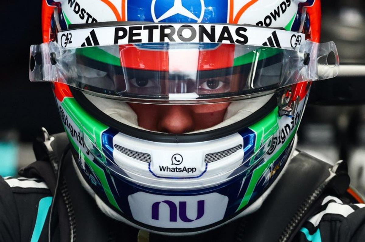 Mercedes' Italian driver Kimi Antonelli gets ready prior to compete in the qualifying session at the Spa-Francorchamps circuit, in Spa, ahead of the Formula One Belgian Grand Prix, on July 18, 2026. Sarah Meyssonnier / POOL / AFP