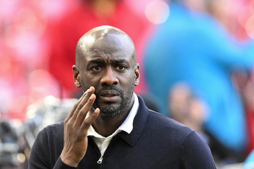 Ghana's head coach Otto Addo looks on prior to the international friendly football match between Germany and Ghana at the MHP Arena in Stuttgart, southwestern Germany on March 30, 2026. THOMAS KIENZLE / AFP
