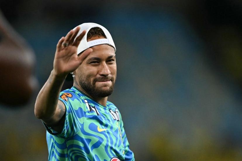 Brazil's forward Neymar acknowledges fans at the end of the international friendly football match between Brazil and Panama at the Maracana stadium in Rio de Janeiro, Brazil on May 31, 2026. Mauro PIMENTEL / AFP