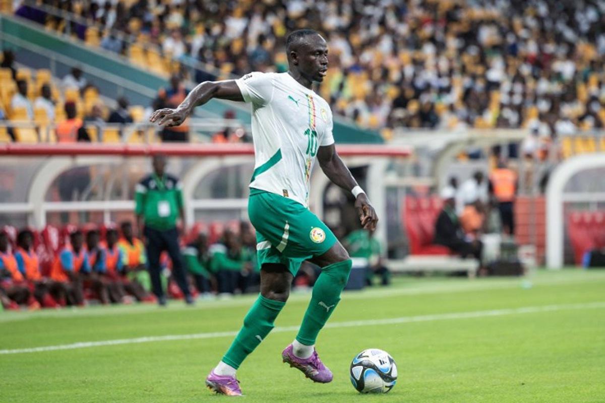 Senegal's forward #10 Sadio Mane runs with the ball during the FIFA World Cup 2026 Group B African qualification football match between Senegal and Sudan at the Maitre Abdoulaye Wade Stadium, in Diamniadio on September 5, 2025. SEYLLOU / AFP