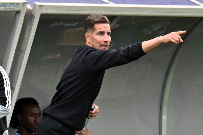 Anderlecht's head coach Jelle Coen is pictured during a soccer match between RSCA Futures and KSC Lokeren, Saturday 12 September 2026 in Deinze, on day 5 of the 2026-2027 'Challenger Pro League' second highest division of the Belgian championship. BELGA PHOTO MAARTEN STRAETEMANS