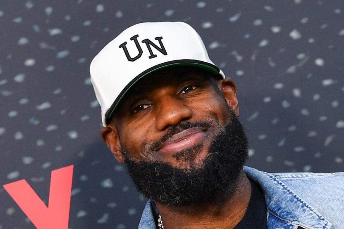 US professional basketball player LeBron James attends the Los Angeles premiere of Netflix's "Starting 5" at the Egyptian Theatre in Hollywood, California, on September 23, 2024. VALERIE MACON / AFP