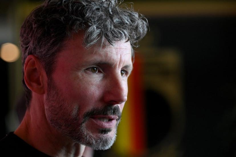 Netherland's Mark van Bommel speaks with journalists during a press conference for his presentation as new head coach of Belgium's national football team in Tubize on August 7, 2026. Netherlands' Mark van Bommel has been appointed Belgium's head coach, the Royal Belgian Football Association (RBFA) announced on on July 24, 2026, adding that the had signed a contract running until Euro 2028, to be held in the United Kingdom. JOHN THYS / AFP