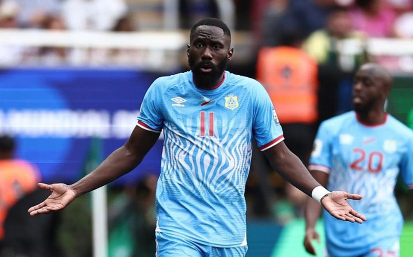 DR Congo's defender #11 Arthur Masuaku gestures during the 2026 FIFA World Cup qualifiers final playoff football match between the Democratic Republic of the Congo and Jamaica at the Akron Stadium in Zapopan, Jalisco state, Mexico, on March 31, 2026. Ulises Ruiz / AFP