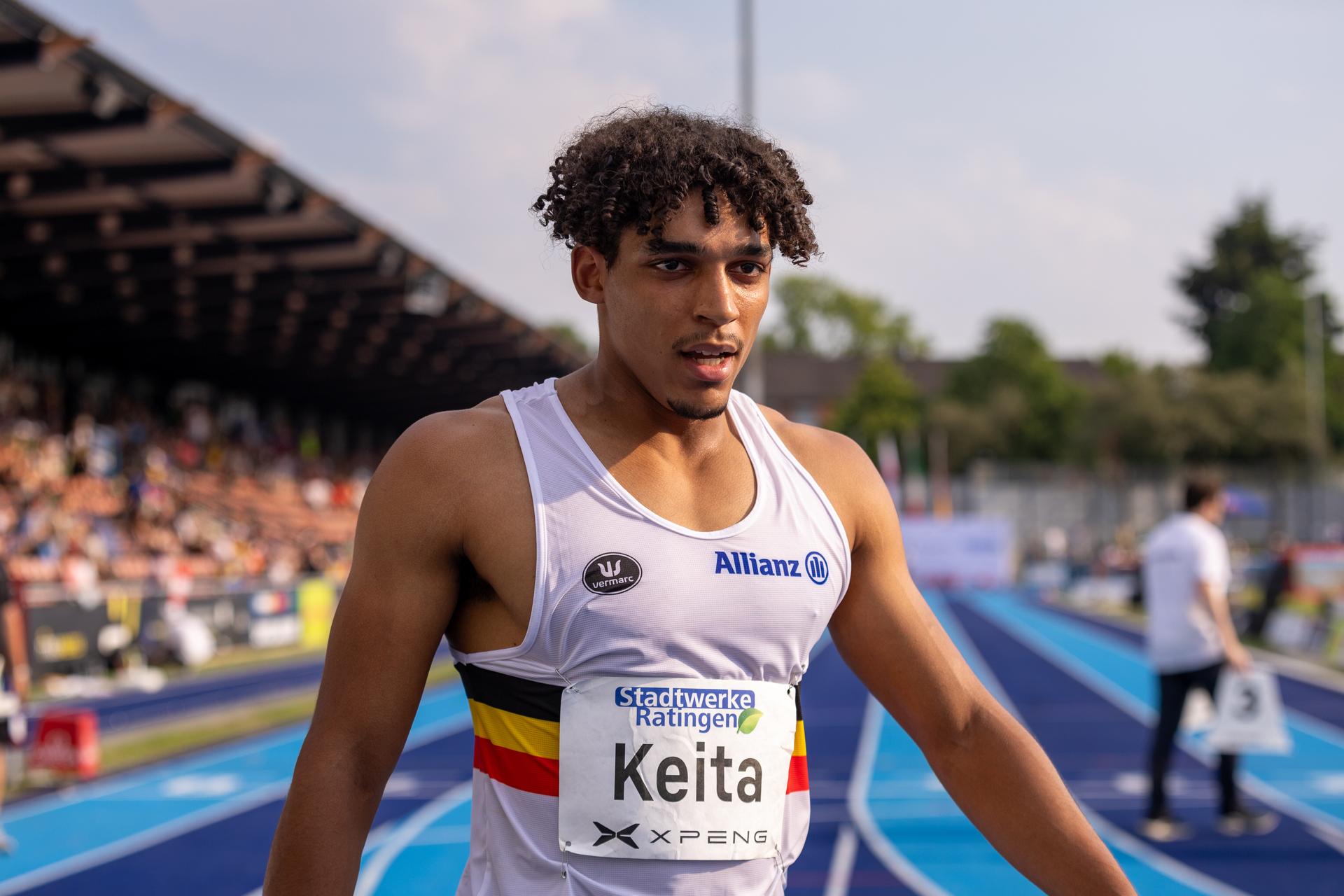 Belgian Dai Keita pictured at the men's decathlon event at the Stadtwerke Ratingen Mehrkampf-Meeting, IAAF World Athletics Combined Events Tour, in Ratingen, Germany, on Saturday 27 June 2026. BELGA PHOTO BJORN PAREE